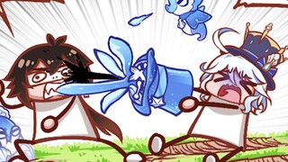 【荧四格】最OOC的一集，正所谓不知者不畏