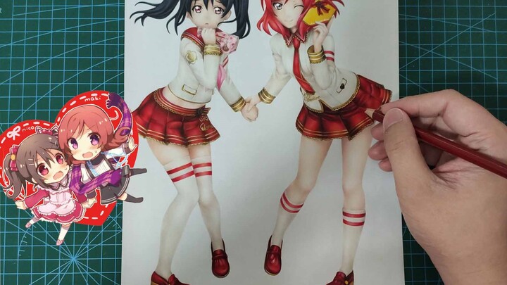 [Hình vẽ tay] μ's Chương 6 & 7 Yazawa Nico, Nishikino Maki, Nikki được khuyên dùng suốt đời!