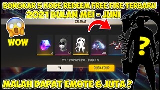 BONGKAR 5 KODE REDEEM FREE FIRE TERBARU 2021 HARI INI !! - GARENA FREE FIRE