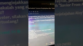 ikuti dan dapat kan primogem gratis dari catatan penjelajahan aloy genshin impact