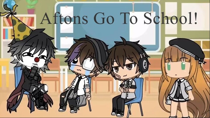 Afton kids go to school! Fnaf Gacha Skit