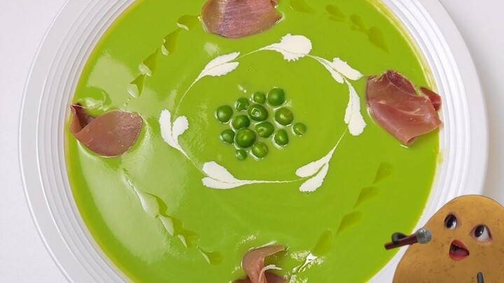 حساء البازلاء الكثيف على طريقة الشيف بِتِتو! النغمة الصغيرة للحساء الكثيف تعود من جديد~~