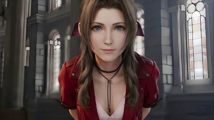 #KompetisiKreasiUnggahan7 Aerith Gak Sengaja Kelihatan, Cloud Khawatir