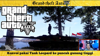 Konvoi pakai Tank ke puncak losantos