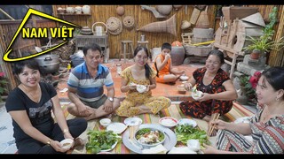 Cá chẽm hấp nước tương ( món ngon cùng dì út 15 ) Nam Việt 1373