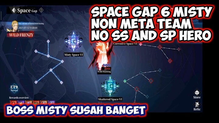 Space gap 6 misty tensura king of monsters tips and guide