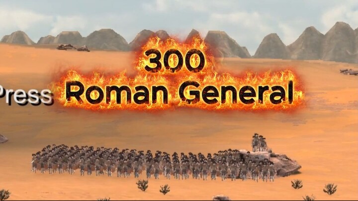 300 Spartans vs 300 Roman Generals