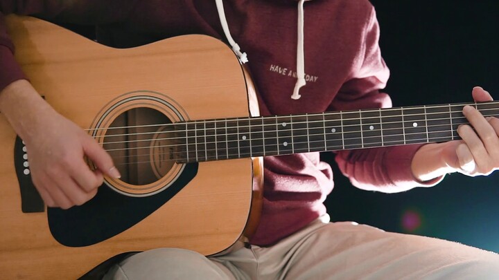Cover lagu tema One Punch Man Tema One Punch Man - Kesedihan (dua gitar)