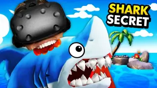 EATING SECRET SHARK To Survive On VR ISLAND (Funny Island Time VR Gameplay)