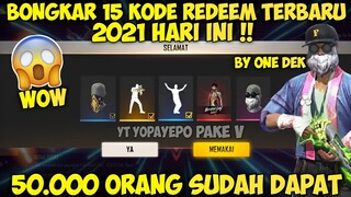 BONGKAR 15 KODE REDEEM FF❗KODE REDEEM TERBARU 27 NOVEMBER 2021 HARI INI RESMI DARI GARENA