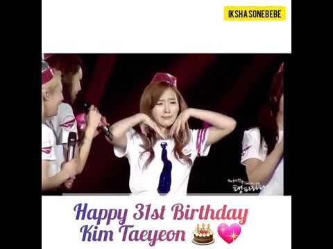 HAPPY 31st BIRTHDAY KIM TAEYEON (SNSD)