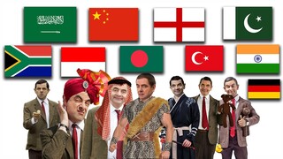 Mr Bean in Different Language Meme