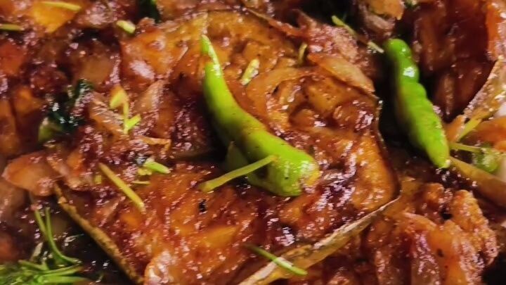Eggplant Fry in Bengali style