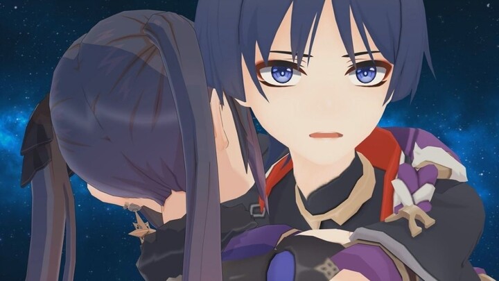 Destined to be here [Sanbing Guobeng x Mona] Genshin Impact MMD