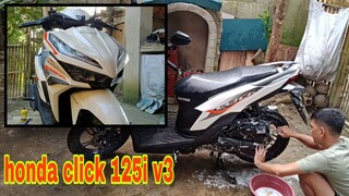 Moto wash Honda click 125i v3 | hugas muna tayo ng motor mga lods😁