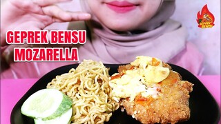 ASMR AYAM GEPREK BENSU MOZARELLA PEDAS | REQUEST | ULUL ASMR MUKBANG INDONESIA