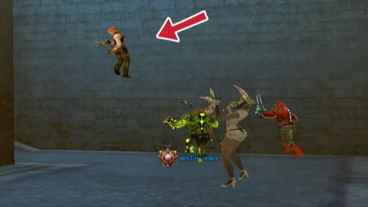 Back in the day, when streamers rushed for food in the cafeteria, it was pretty much like this...