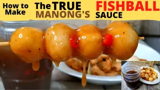 The TRUE! MANONG Fish Ball SAUCE | LEGIT from the VENDOR'S RECIPE Himself! | ORIGINAL BEST NOSTALGIC