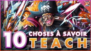 10 CHOSES À SAVOIR SUR BARBE NOIRE ( Marshall D Teach ) 🏴‍☠️ - One Piece TOP