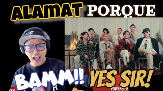 ALAMAT  - PORQUE | Official Vocal Performance Video |  REACTION