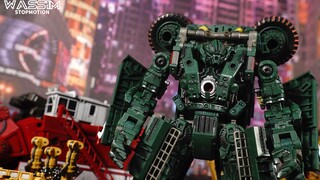 【定格动画】变形金刚2大力神右腿，DS04拖斗变形展示4k