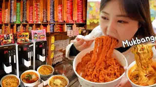 ✨토핑 무료 모든 라면이 다있는 라면 편의점 먹방 Mukbang | Korean Noodle Convenience Store