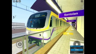 LRT 2 GAME IN ROBLOX!!Rapid transit megatren line 2 by goldenfazbear