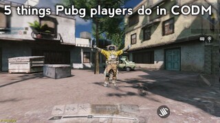 5 things PUBG players do in CODM