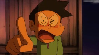 Doraemon: Nobita uses the raccoon robot to seek revenge on Suneo, who drinks the foot washing water 