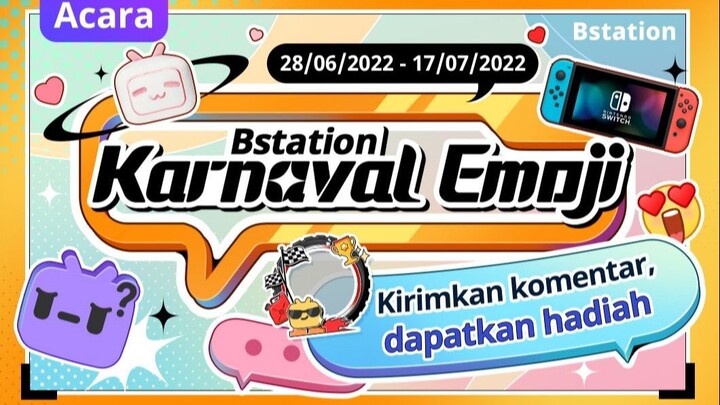 [Karnaval Emoji] Kirimkan komentar dengan emoji/stiker dan dapatkan hadiah!