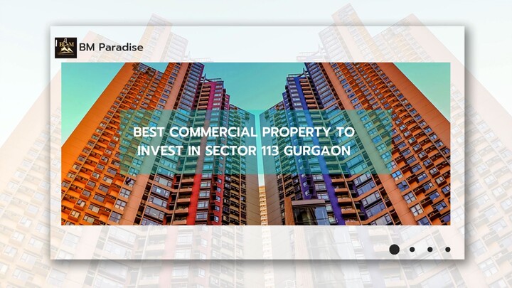Best commercial property to invest in Sector 113 Gurgaon