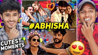 Abhishek And Manisha Rani Cutest & Funny Moments Reaction 😂❤ #abhisha