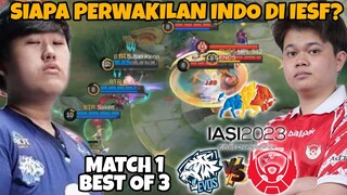 EVOS VS BTR MATCH 1!! PENENTUAN PERWAKILAN INDONESIA DI IESF!!