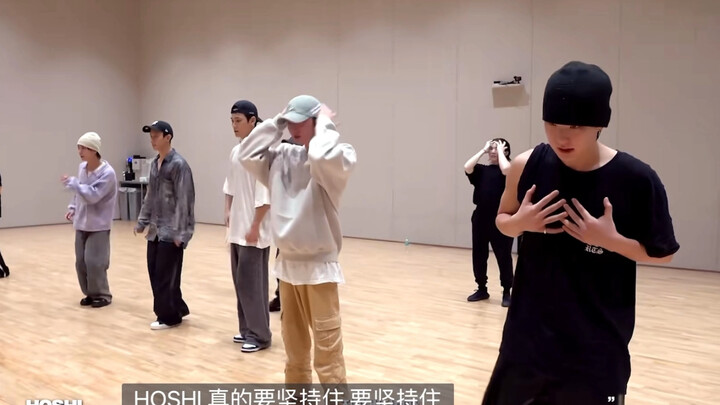 Day one of dance break practice—“Hoshi, you really have to hang in there!” 🐯 I kept encouraging myse