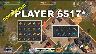 "PLAYER 6517" using unfinished turret | REVENGE RAID | FEW GUNS  - Last Day On Earth: Survival