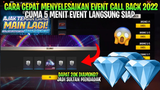 cara cepat menyelesaikan event call back, auto dapat 200 DM!