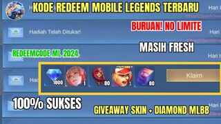 BURUAN REDEEM! 4 KODE REDEEM ML TERBARU KODE REDEEM MOBILE LEGENDS HARI INI UPDATE APRIL 2024