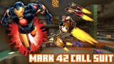 Iron Man's Mark 42 Call Suit Armor in Minecraft using Command Blocks