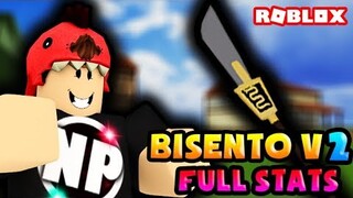 ROBLOX | REVIEW SỨC MẠNH CỦA BISENTO V2 FULL STATS SWORD | [☄️UPDATE 5 + LAG FIX] Blox Piece