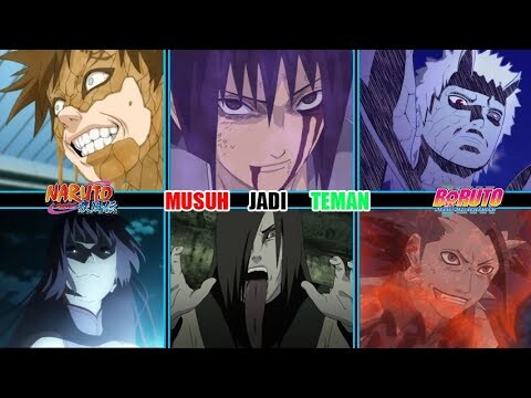 14 Musuh Jadi Teman Dalam Dunia Naruto Hingga Boruto..!! Sebagian Auto Tobat Dengar Nasehat Naruto.!