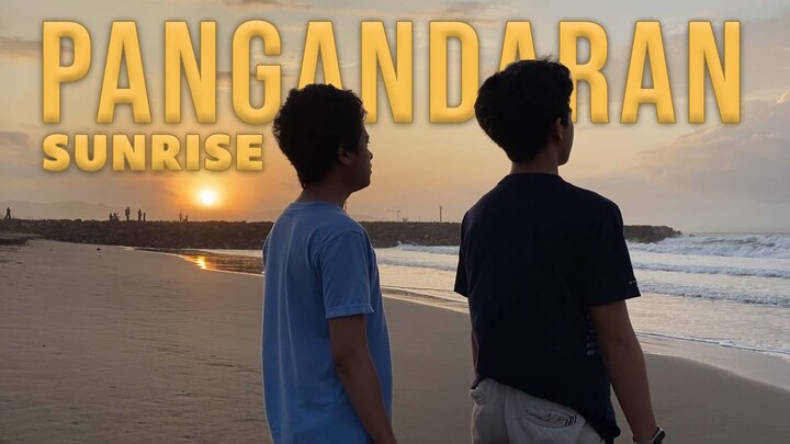 Menikmati Sunrise Di Pantai Pangandaran | #VacationTime
