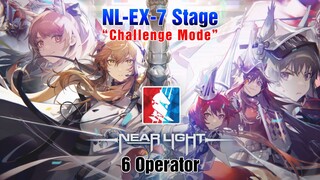 [Arknights] NL-EX-7 (Challenge Mode) 6 Operators Easy Guide - Nearl Light Rerun