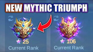 NEW MYTHICAL TRIUMPH RANK IS ON SEASON 28