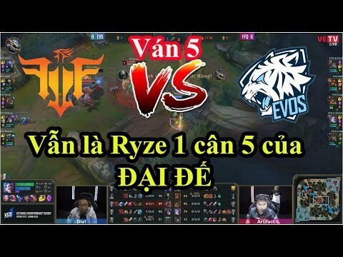 [Play Off] FFQ vs EVS (Ván 5): Stark cầm Ryze Cân cả thế giới