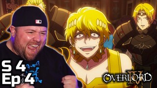 Ainz Vs Warrior King! | Overlord Season 4 Episode 4 REACTION + REVIEW