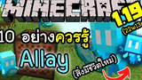 สรุป 10 สิ่งที่ควรรู้กับ Allay (สิ่งมีชีวิตใหม่) Minecraft อัพเดต 119