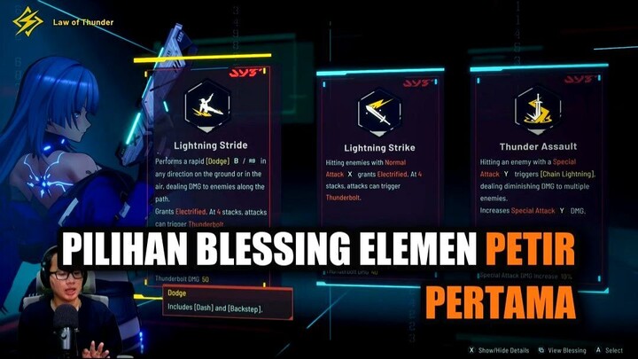 Pilihan Blessing Elemen Petir Pertama