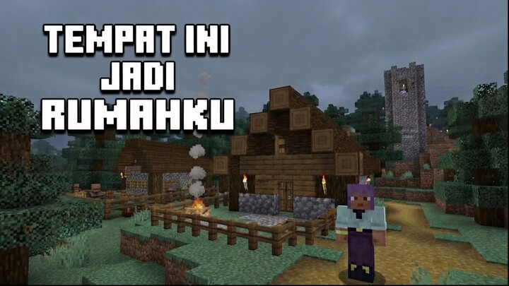 Saya Terbangun di Rumah Kosong Desa Taiga | Minecraft Survival
