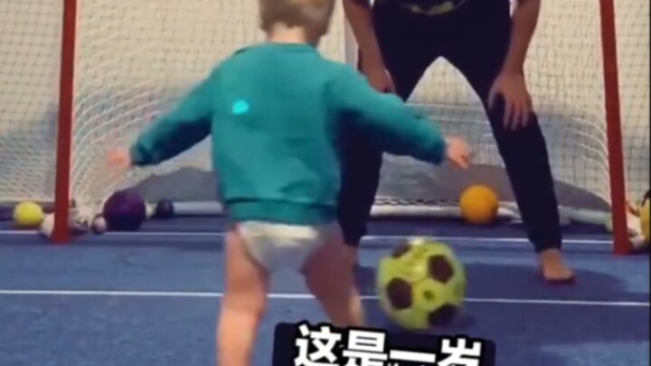 A dad overseas documented his baby’s soccer training from 1 to 3 years old—and watching it somehow g