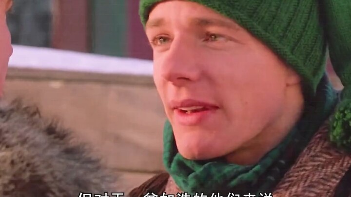 男孩被叔叔扔到冰天雪地的室外